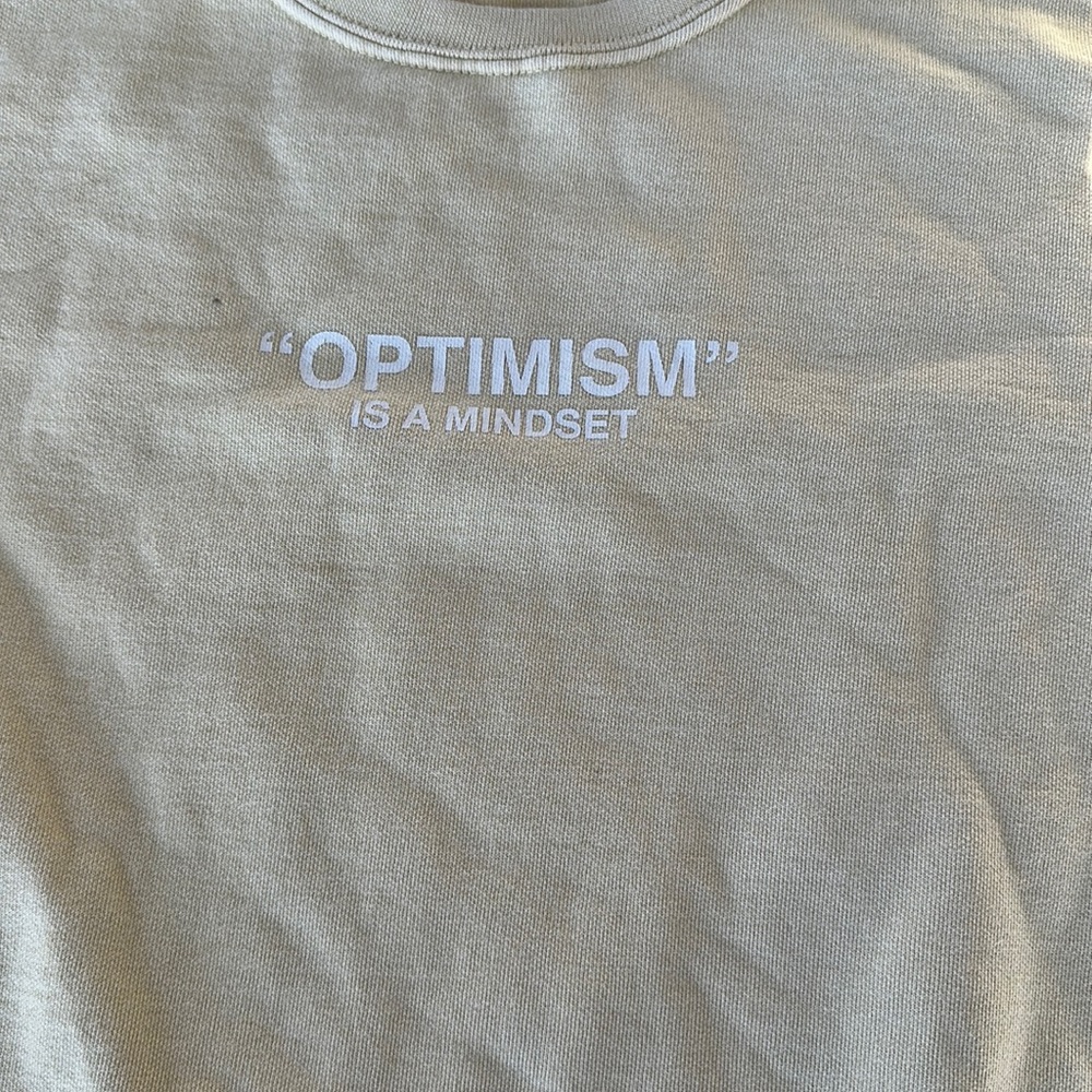 Optimism Is A Mindset Crewneck Sweatshirt